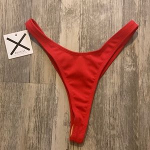 Boutine LA red swimsuit bottoms
